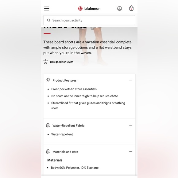 NWT ✨ Lululemon Current State board short 9 inch - Picture 6 of 10